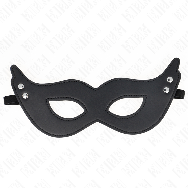 KINK - MASCHERA IN SIMILPELLE CON RIVETTI MODELLO 1 26 x 8 CM