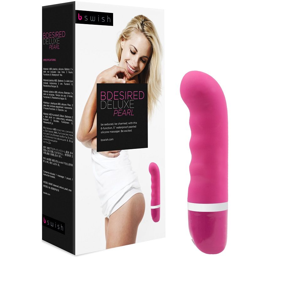 B SWISH - BDESIRED DELUXE PEARL PINK VIBRATOR 