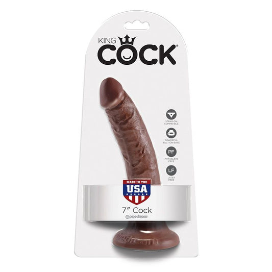 KING COCK - 7 GODES EN CHOCOLAT 17,8 CM