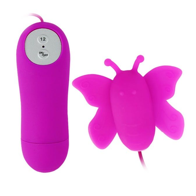 BAILE - LOVE EGGS BUTTERFLY CLITORAL STIMULATOR 12 SPEED REMOTE CONTROL LILAC