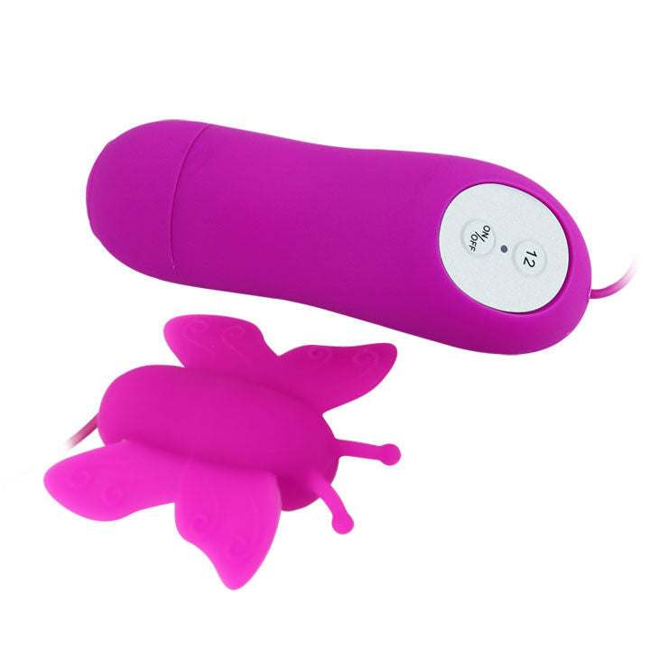 BAILE - LOVE EGGS BUTTERFLY CLITORAL STIMULATOR 12 SPEED REMOTE CONTROL LILAC