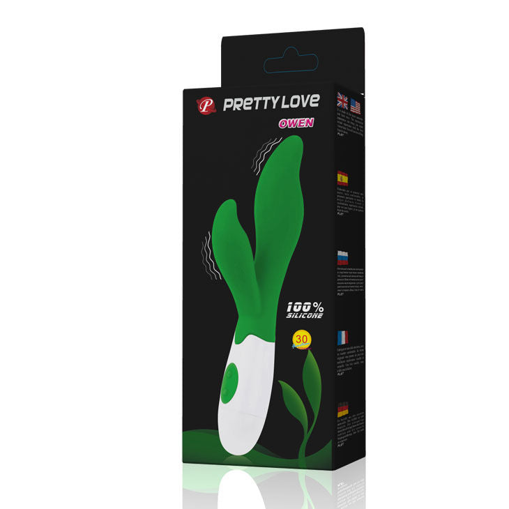 PRETTY LOVE - VIBRATEUR VERT FLIRTATION OWEN