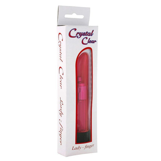 SEVEN CREATIONS - VIBRATOR CRYSTAL CLEAR LADY PINK