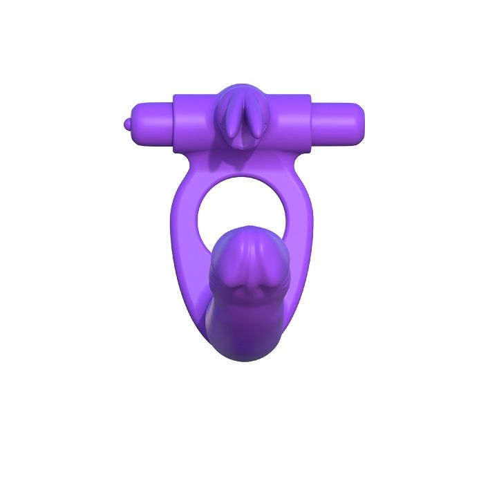 FANTASY C-RINGZ - SILICONE DOPPIO VIBRATORE CONIGLIO