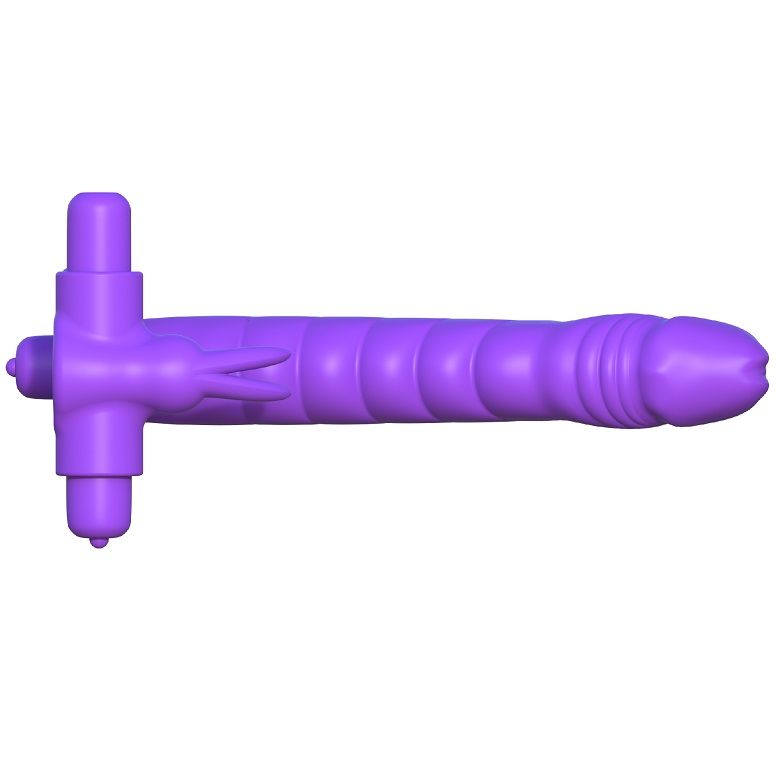 FANTASY C-RINGZ - SILICONE DOPPIO VIBRATORE CONIGLIO