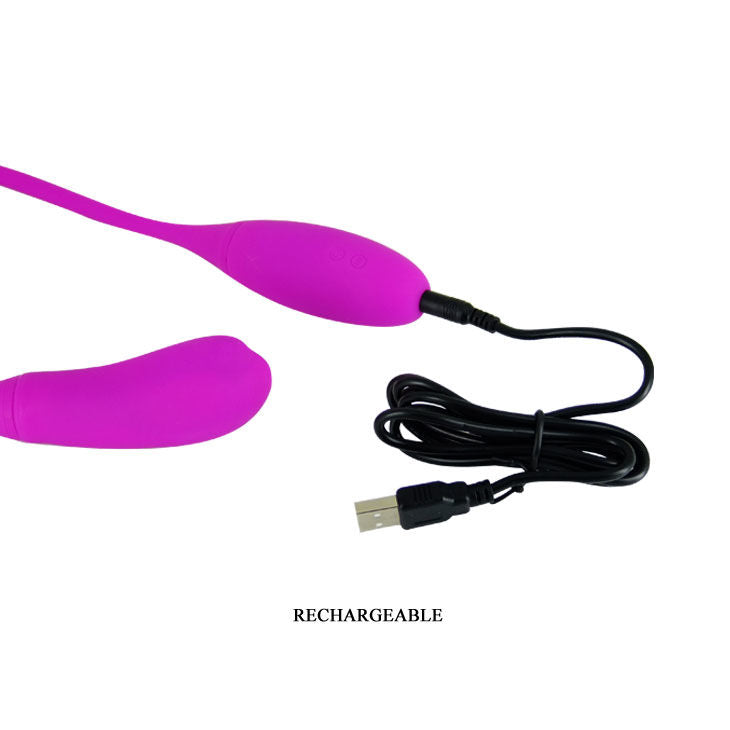 PRETTY LOVE - VIBRATEUR INTELLIGENT SNAKY VIBE 7 V + 3 PRISES