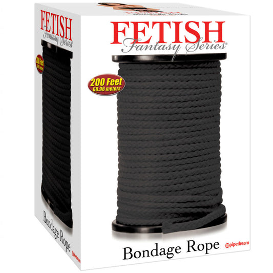 FETISH FANTASY SERIES - CORDA BONDAGE SERIE NERA 60,96 METRI