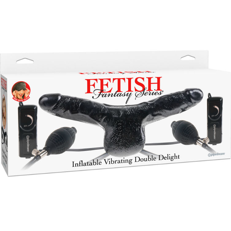 FETISH FANTASY SERIES - INFLATABLE VIBRATING DOUBLE DELIGHT