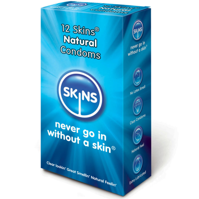 SKINS - PACK NATUREL 12 PRÉSERVATIFS