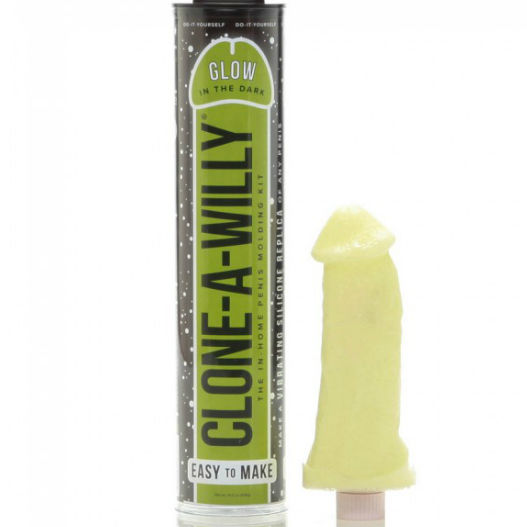 CLONE A WILLY - CLONEUR DE PÉNIS WILLY LUMINESCENT VERT AVEC VIBRATEUR