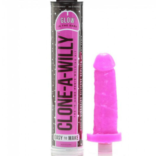 CLONE A WILLY - CLONATORE DEL PENE LUMINESCENTE ROSA CON VIBRATORE