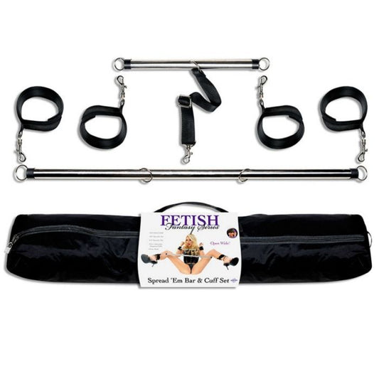 FETISH FANTASY SERIES - SPREAD BARS AND CUFFS SET