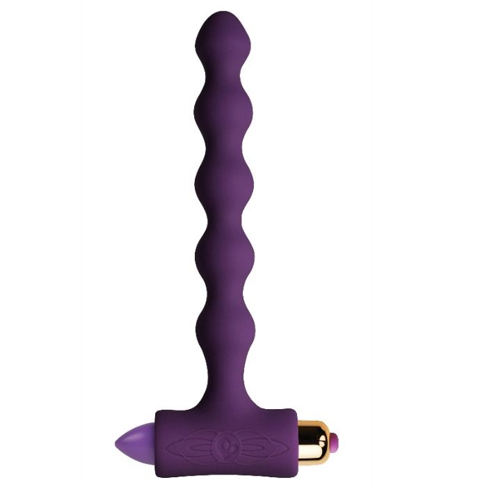 ROCKS-OFF - ANAL PLUG WITH VIBRATIONS AND PEARLS RIVERLES PETITE SENSATIONS