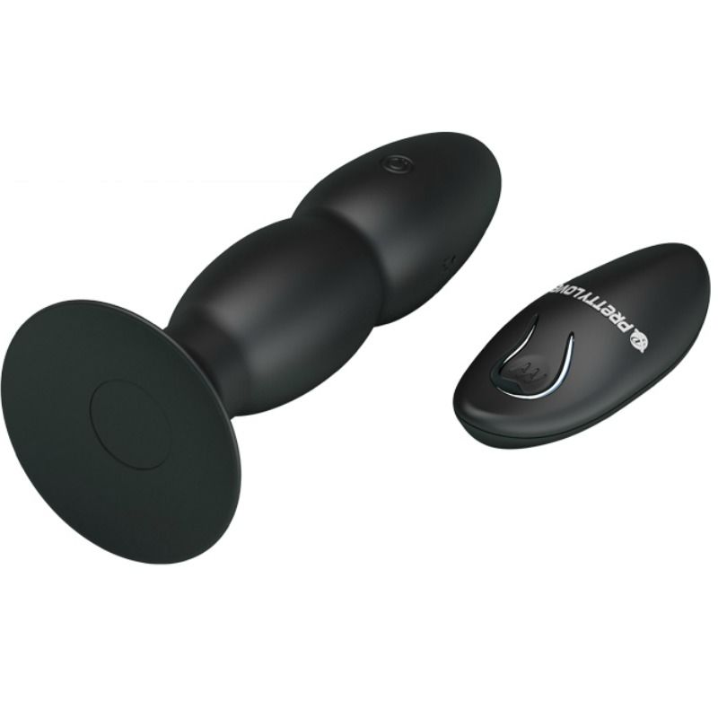 PRETTY LOVE - VIBRATING PLUG AND REMOTE CONTROL ROTATION