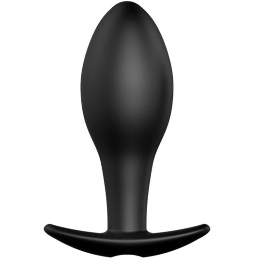 PRETTY LOVE - PLUG ANALE ANCORANTE IN SILICONE 12 MODALIT DI VIBRAZIONE NERO