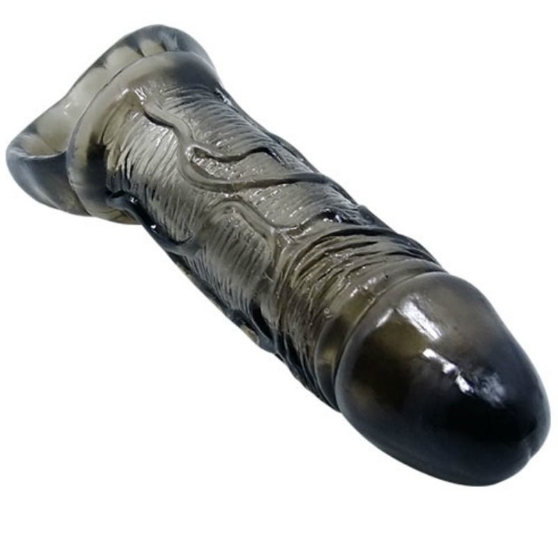 BAILE - PENIS EXTENSION SHEATH WITH TESTICLE STRAP 11.5 CM