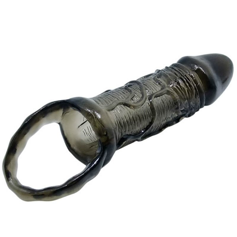 BAILE - PENIS EXTENSION SHEATH WITH TESTICLE STRAP 11.5 CM