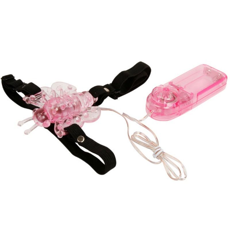 BAILE - HARNESS WITH MULTI-SPEED VIBRATING BUTTERFLY