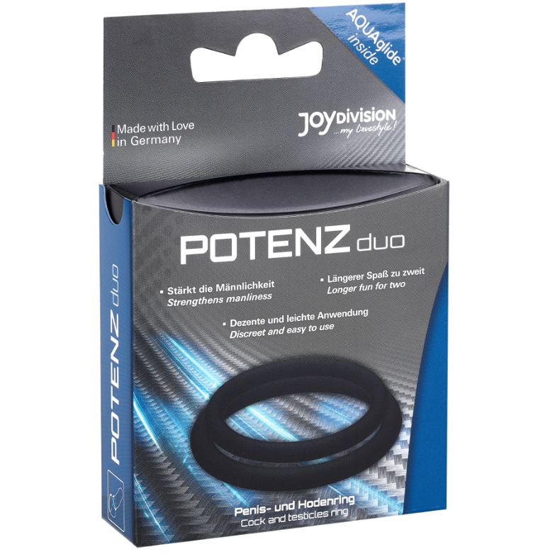 JOYDIVISION POTENZDUO - ANELLI NERO - M