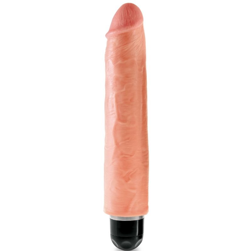 KING COCK - VIBRATEUR RIGIDE RÉALISTE 25,4 CM NATUREL