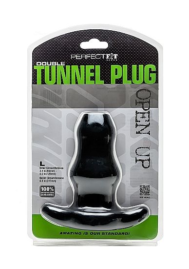 MARQUE PERFECT FIT - BOUCHON DOUBLE TUNNEL GRAND NOIR