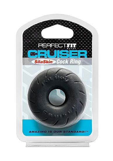 PERFECT FIT BRAND - FAT BOY SILASKIN CRUISER RING BLACK