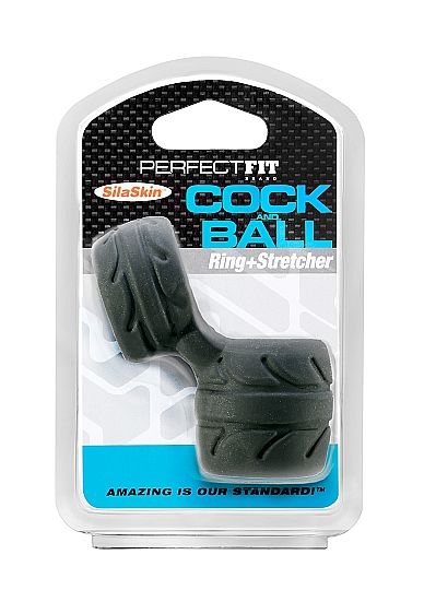 PERFECT FIT BRAND - SILASKIN COCK &amp; BALL BLACK