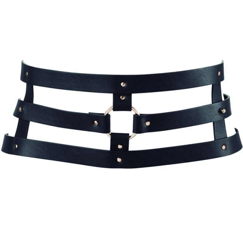 BIJOUX - INDISCRETS LABYRINTH BELT WITH BLACK STRAP