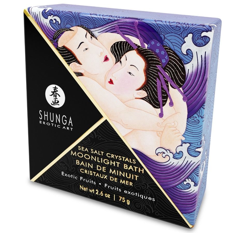 SHUNGA - EXOTIC PURPLE FLAVOURED BATH SALTS 75 GR