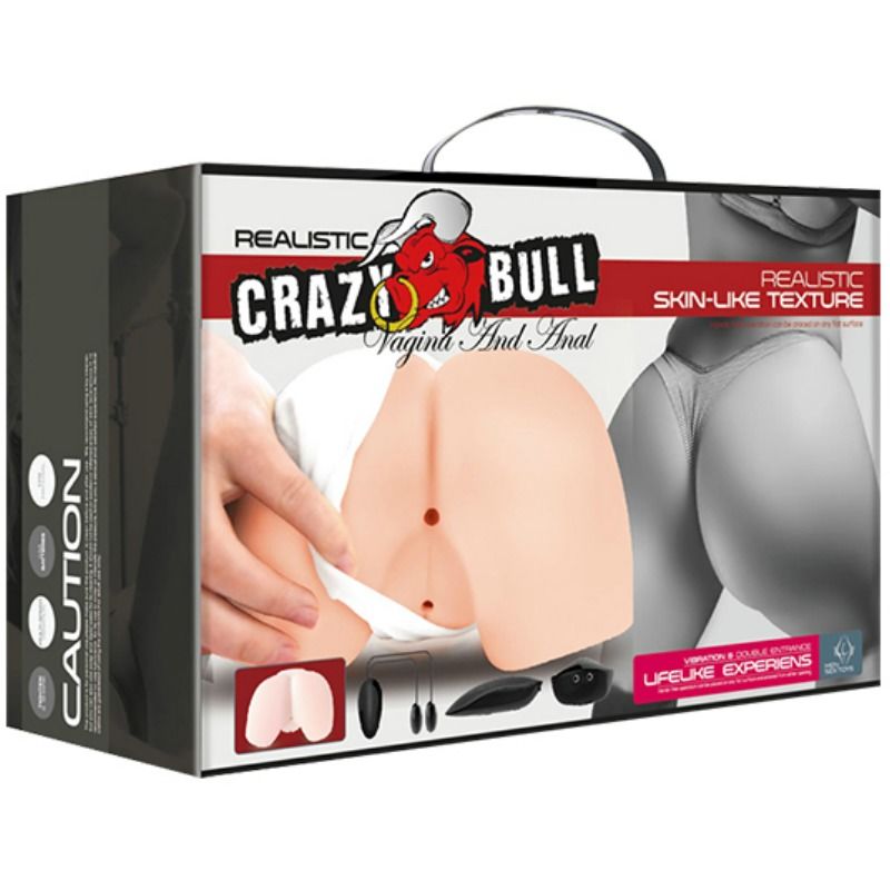 CRAZY BULL - VAGIN ET ANUS RÉALISTES AVEC POSITION DE VIBRATION 4