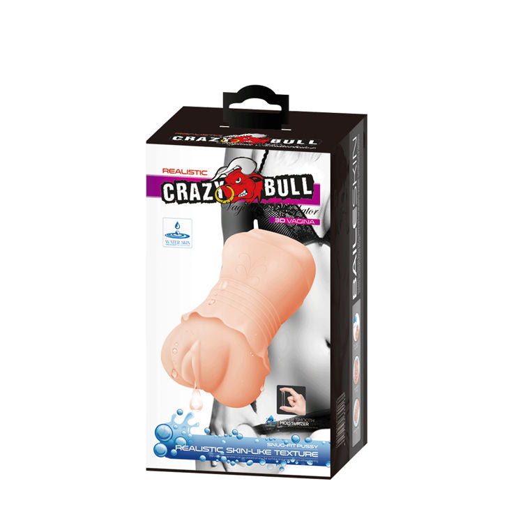 CRAZY BULL - MASTURBADOR CUIR EAU VAGIN MODÈLE 2