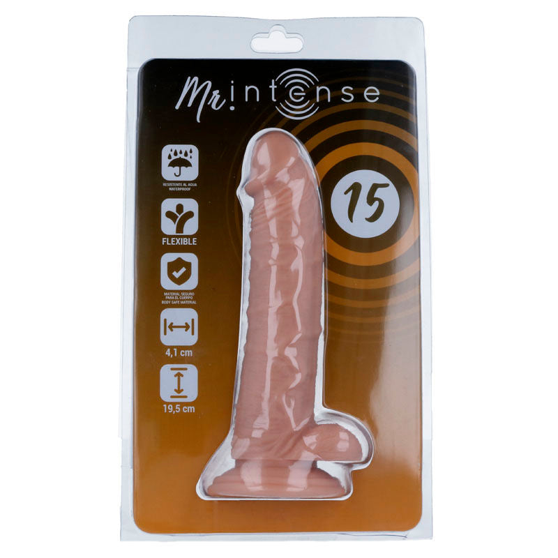 MR INTENSE - 15 PÉNIS RÉALISTE 19,5 CM -OU- 4,1 CM