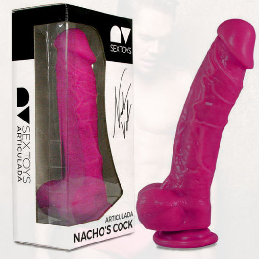 NACHO VIDAL - ARTICULATED PENIS NACHO VIDAL PLICA 24CM PINK