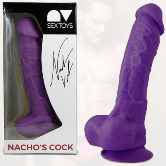 NACHO VIDAL - ARTICULATED PENIS NACHO VIDAL PLICA 24CM LILAC