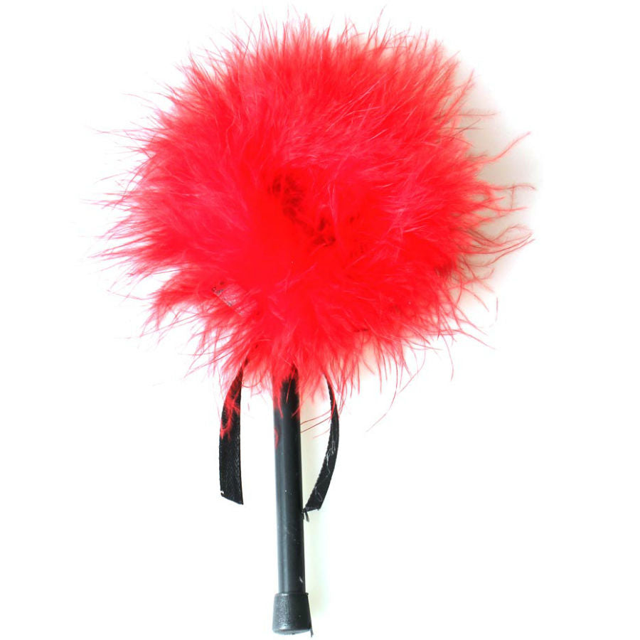 JEU SECRET - MANTEAU DUSTER MARABOU ROUGE