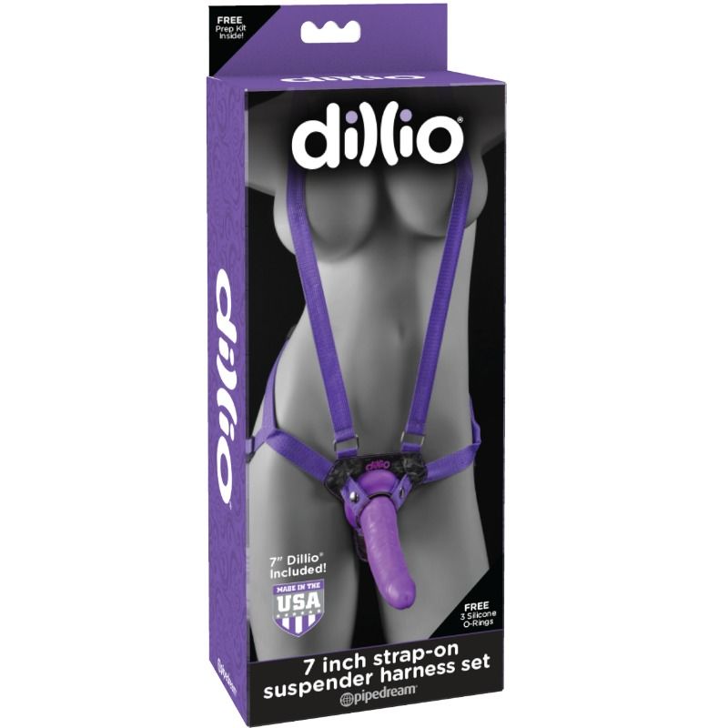 DILLIO - HARNESS SET WITH 7 INCH STRAP