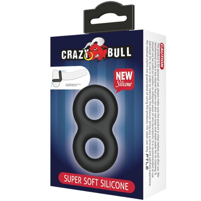 CRAZY BULL - DOUBLE RING IN MEDICAL SILICONE