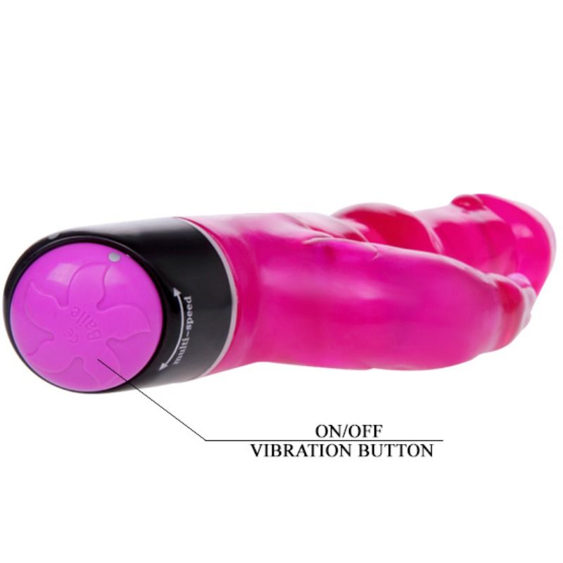 BAILE - WAVES OF PLEASURE FANTASY VIBRATOR WITH RABBIT 23 CM