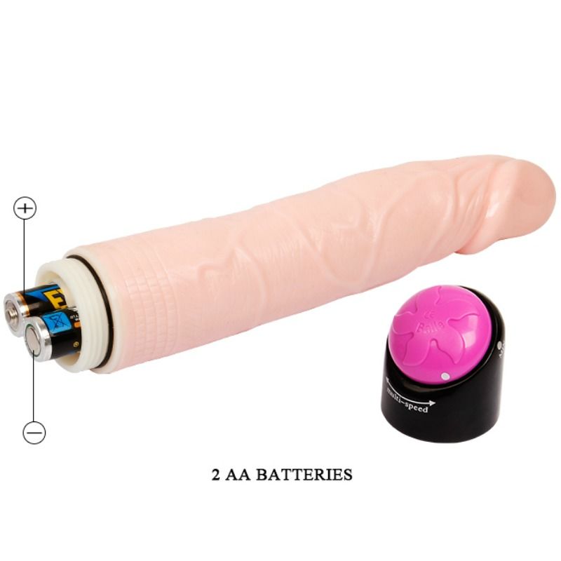 BAILE - VIBRATION ET ROTATION SEXUELLE COLORÉE 24 CM