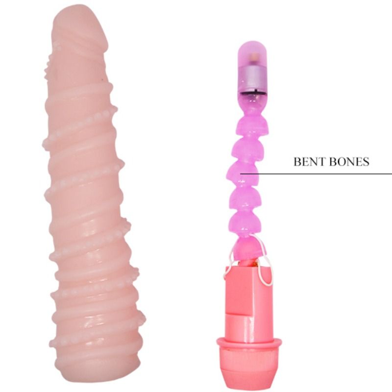 BAILE - VIBRATEUR SENSUEL À SPIRALE FLEXI VIBE 19,5 CM