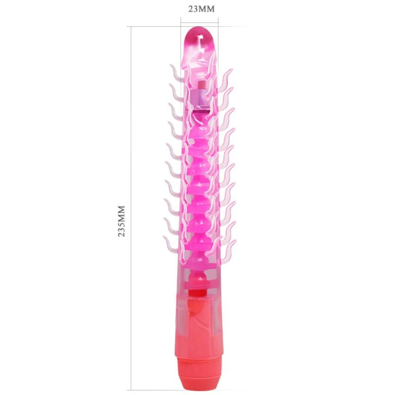 BAILE - FLEXIBLE VIBRATING DILDO SENSUAL SPINE FLEXI VIBE 23.5 CM