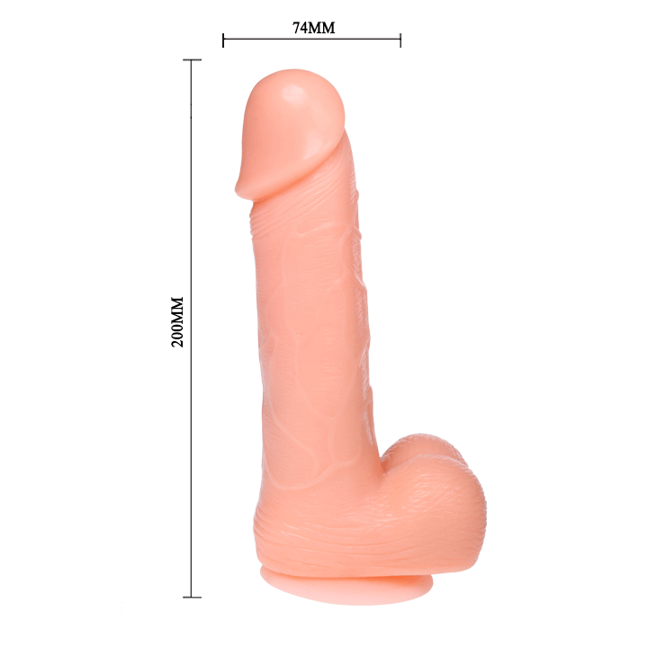 BAILE - DILDO DONG REALISTICO VIBRAZIONE E ROTAZIONE 20 CM