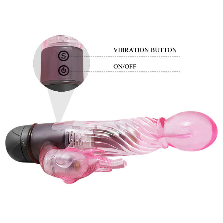 BAILE - TREAT YOURSELF TO A LOVER'S TYPE OF VIBRATOR WITH PINK RABBIT 10 MODES