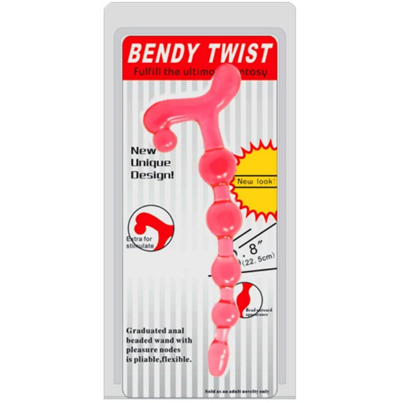 BAILE - SFERE ANAL ROSSE FLESSIBILI TWIST