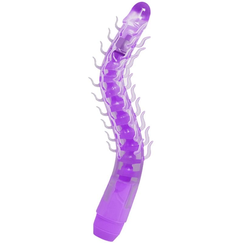 BAILE - FLEXIBLE VIBRATING DILDO SENSUAL SPINE FLEXI VIBE LILAC 23.5 CM