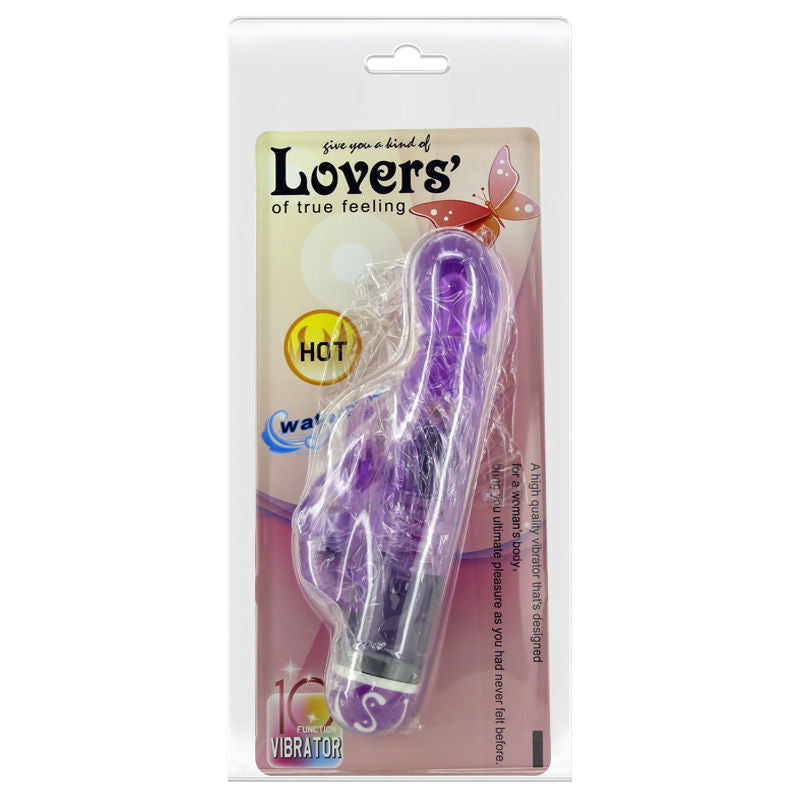 BAILE - VIBRATEUR MULTIVITESSES AVEC STIMULATEUR LILAS