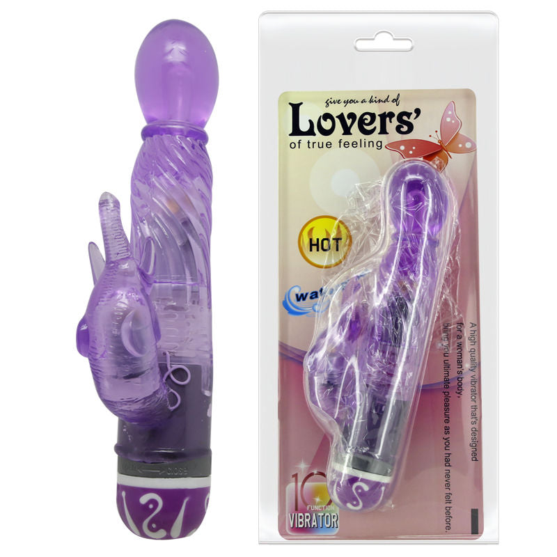 BAILE - VIBRATEUR MULTIVITESSES AVEC STIMULATEUR LILAS