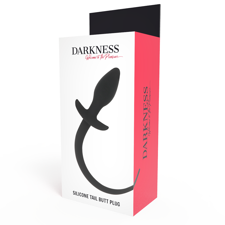 DARKNESS - ANAL PLUG 28 CM IN BLACK SILICONE