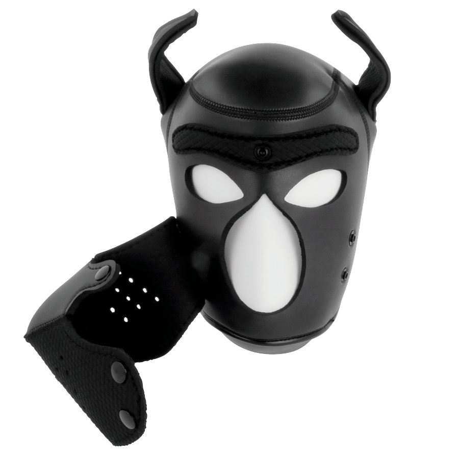 DARKNESS - MASCHERA PER CANI IN NEOPRENE CON MUSEROLA RIMOVIBILE M