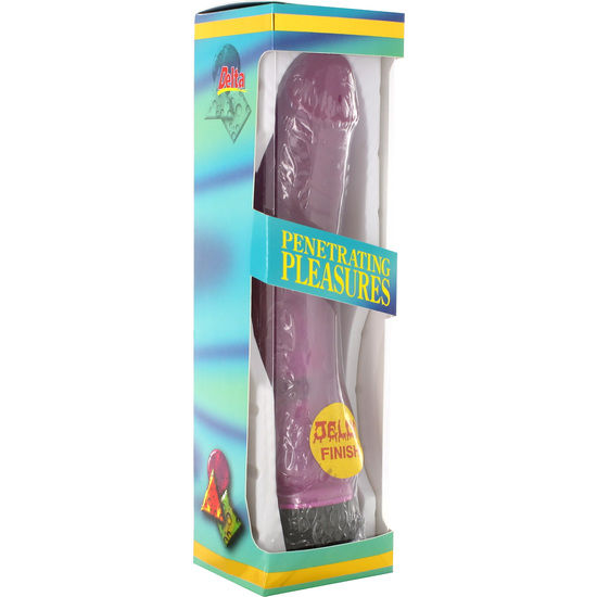 SEVEN CREATIONS - JELLY VIBRATOR LAVENDER 21.5 CM